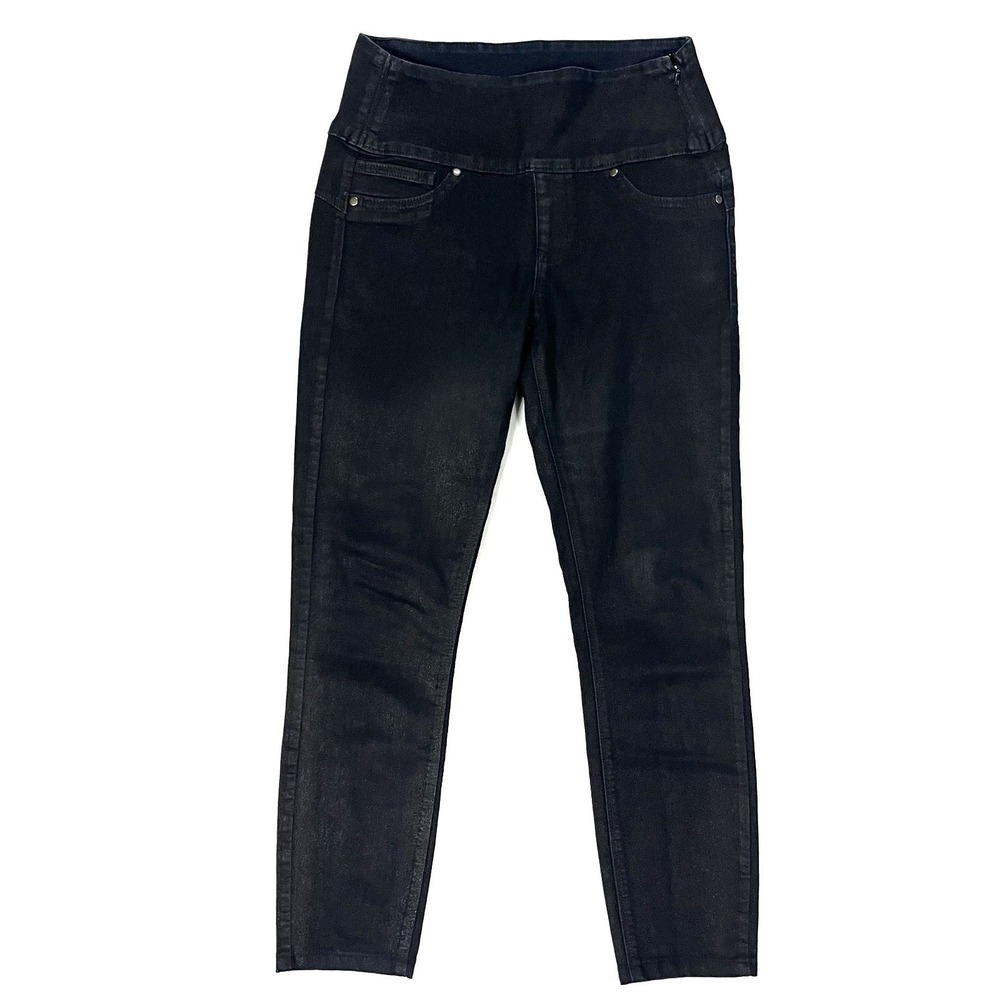 SPANX Alexia Women's S/P Black High Rise Jean-ish Legging Skinny Stretch Denim